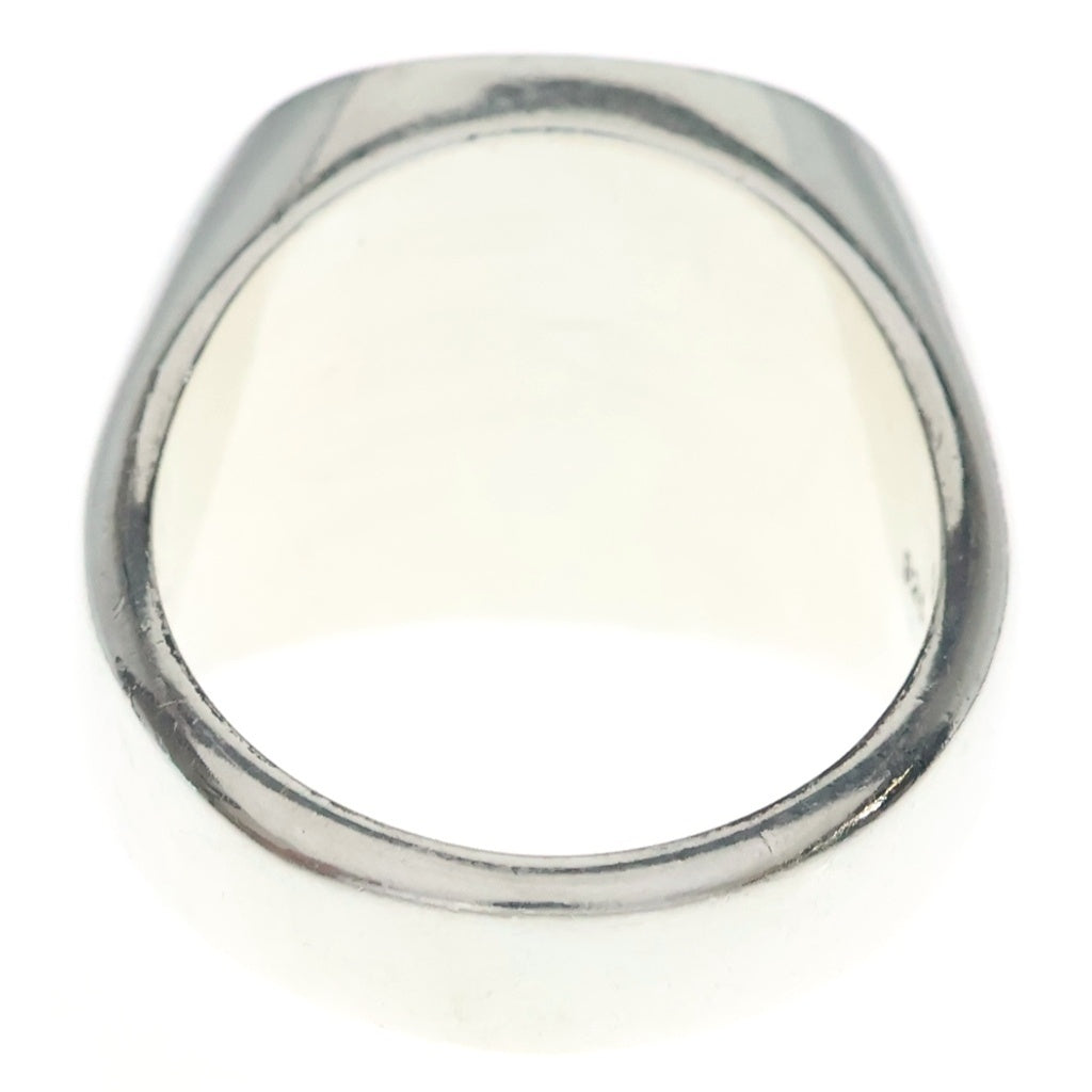 NO BRAND(ノーブランド) 【HATTON LABS】ハットンラブス Lepidolite Signet Ring レピドライト シグネット サファイア付き リング シルバー/パープル