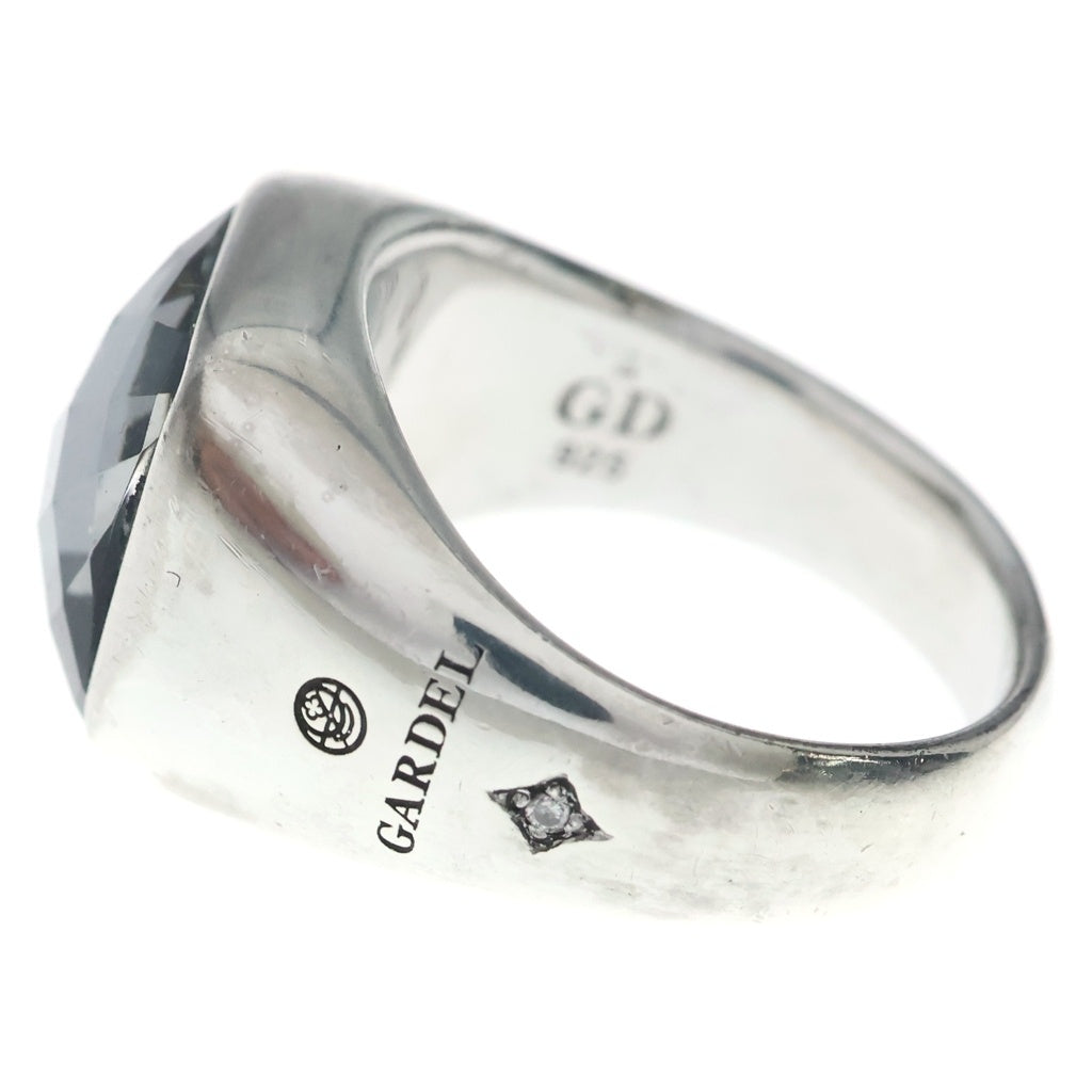 GARDEL(ガーデル) FRAGRANCE RING フレグランス ダイヤモンド付き リング シルバー/ブラック