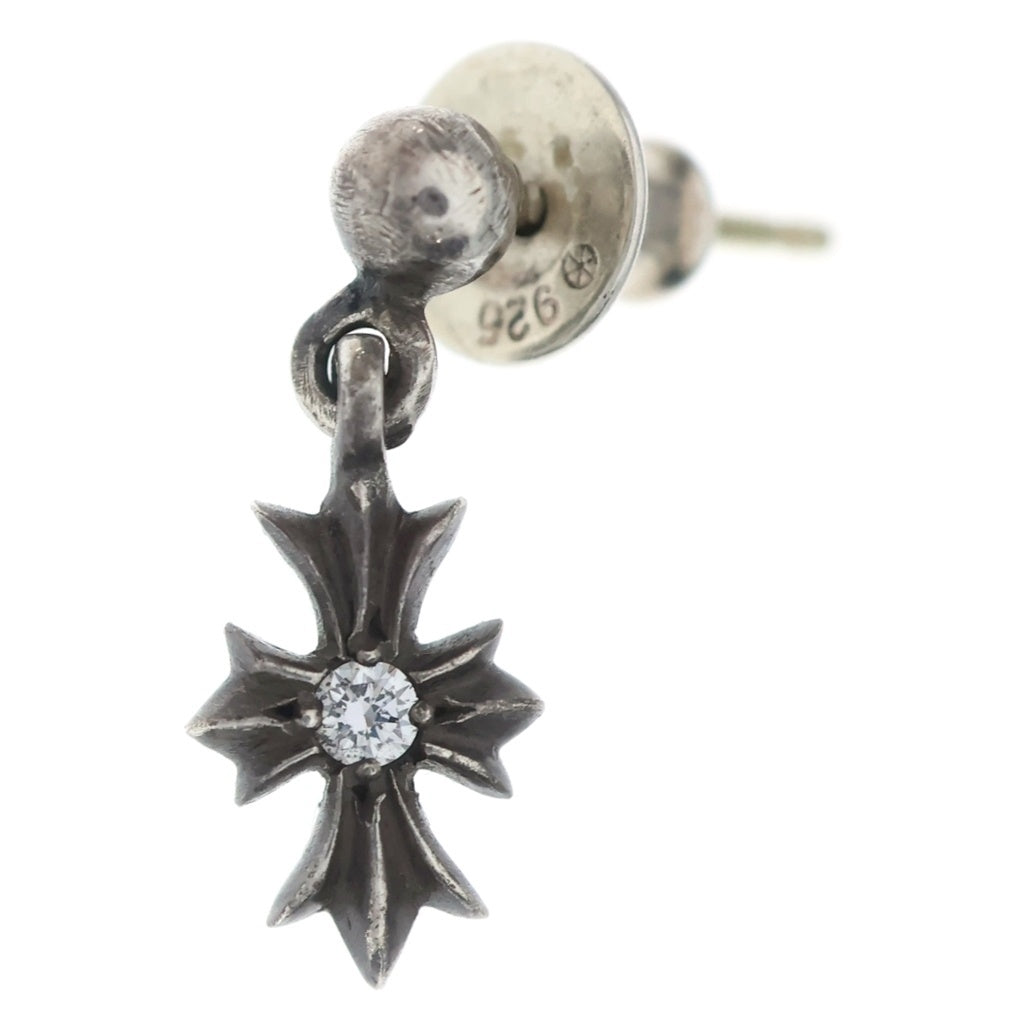 CHROME HEARTS(クロムハーツ) TNY E CH PLS DIA タイニーE CHプラス ドロップピアス 1ダイヤ シルバー BCA402