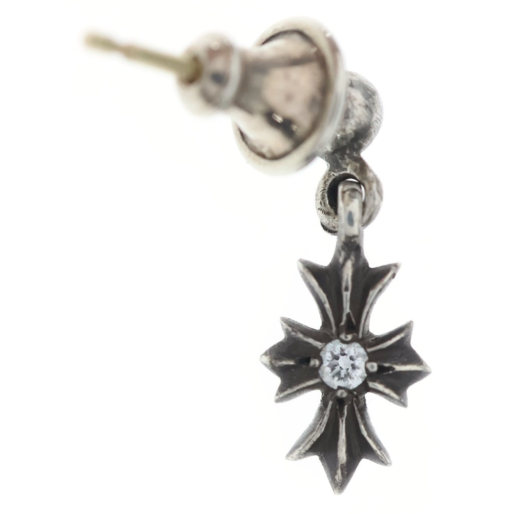 CHROME HEARTS(クロムハーツ) TNY E CH PLS DIA タイニーE CHプラス ドロップピアス 1ダイヤ シルバー BCA402