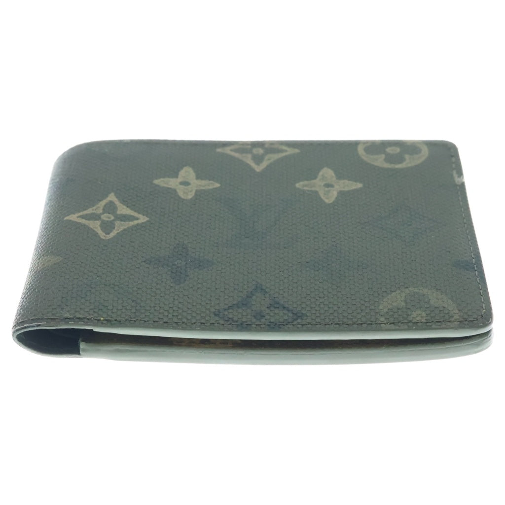 LOUIS VUITTON(ルイヴィトン) モノグラム ポルトフォイ ユミュルティプル 二つ折り レザー 財布 ウォレット グリーン ICチップ M27058
