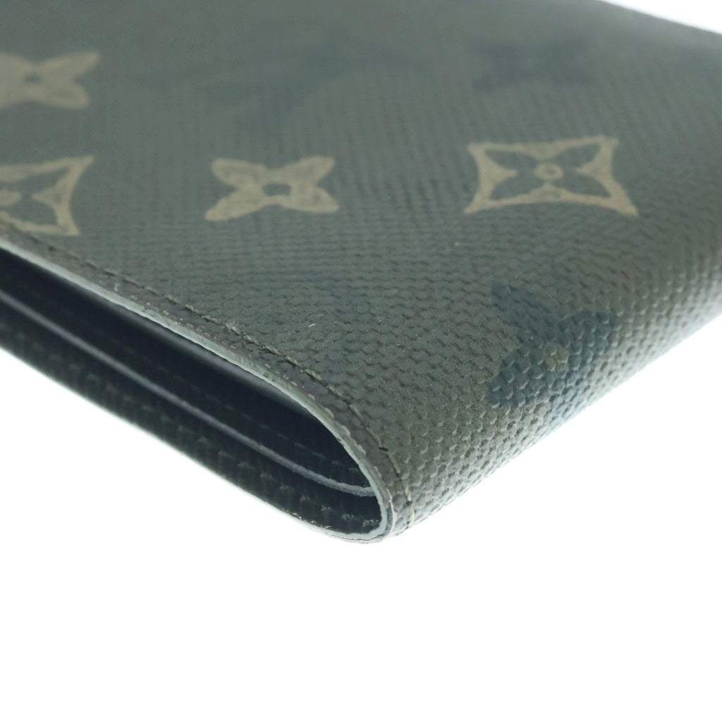 LOUIS VUITTON(ルイヴィトン) モノグラム ポルトフォイ ユミュルティプル 二つ折り レザー 財布 ウォレット グリーン ICチップ M27058