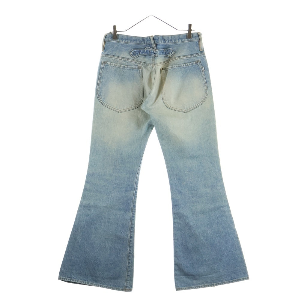 SUGARHILL(シュガーヒル) 21SS Double Knee Bell Bottom ダブルニーベルボトム フレアデニムパンツ インディゴ 21SSPT04