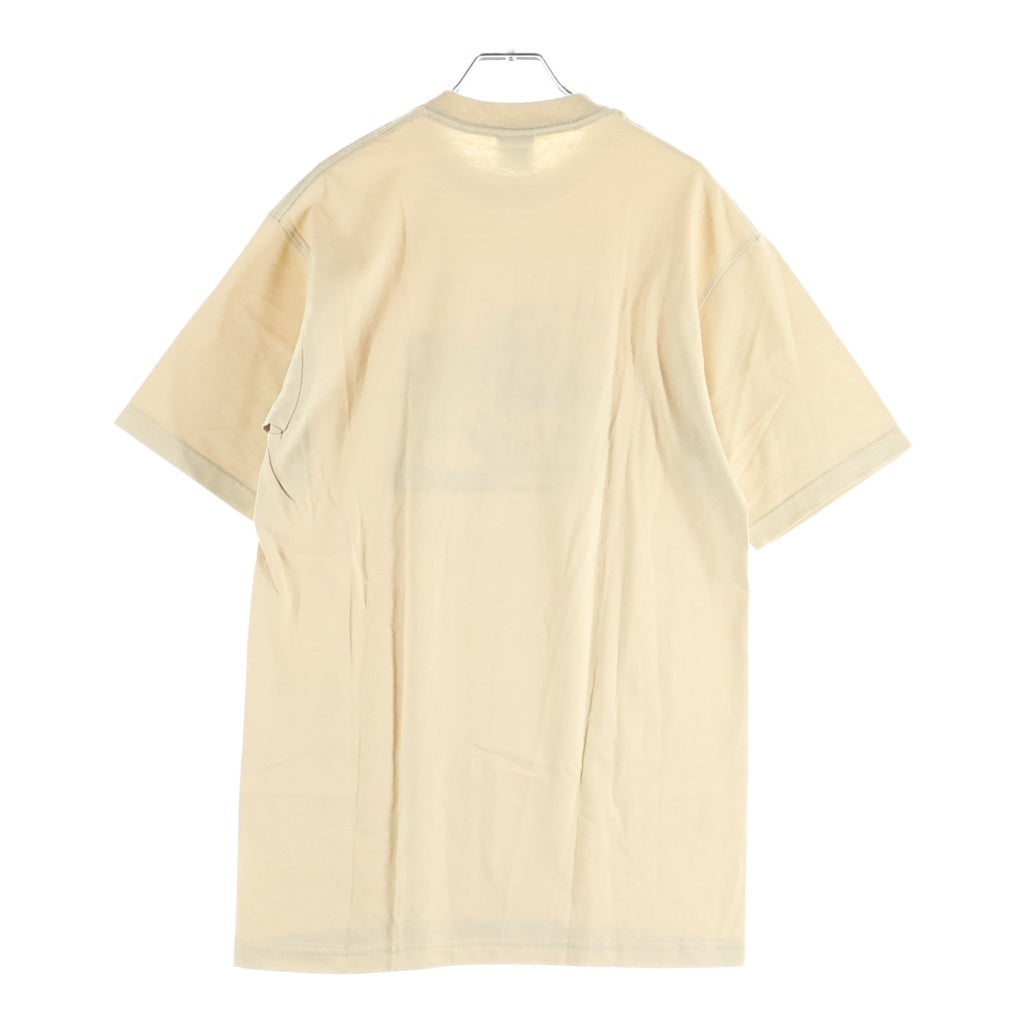 STUSSY(ステューシー) 00S OLD デッドストック Television 紺タグ グラフィックプリント クルーネック 半袖Tシャツ カットソー ベージュ