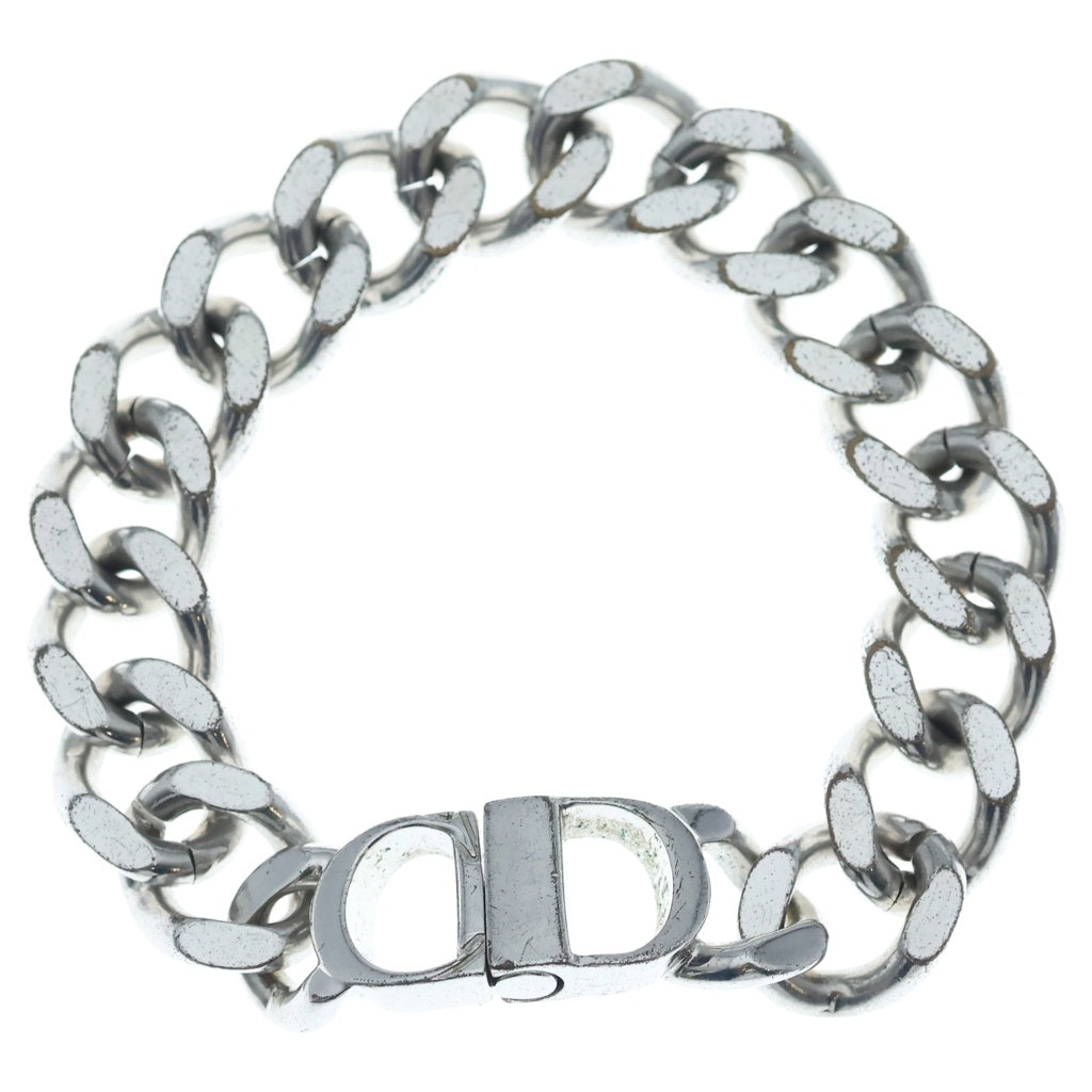 DIOR(ディオール) CDアイコン チェーンブレスレット シルバー