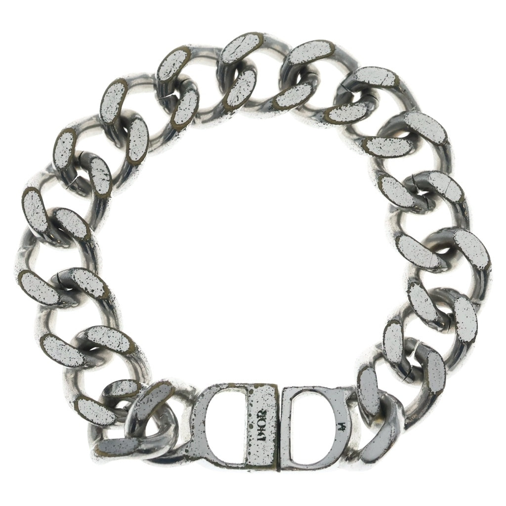 DIOR(ディオール) CDアイコン チェーンブレスレット シルバー