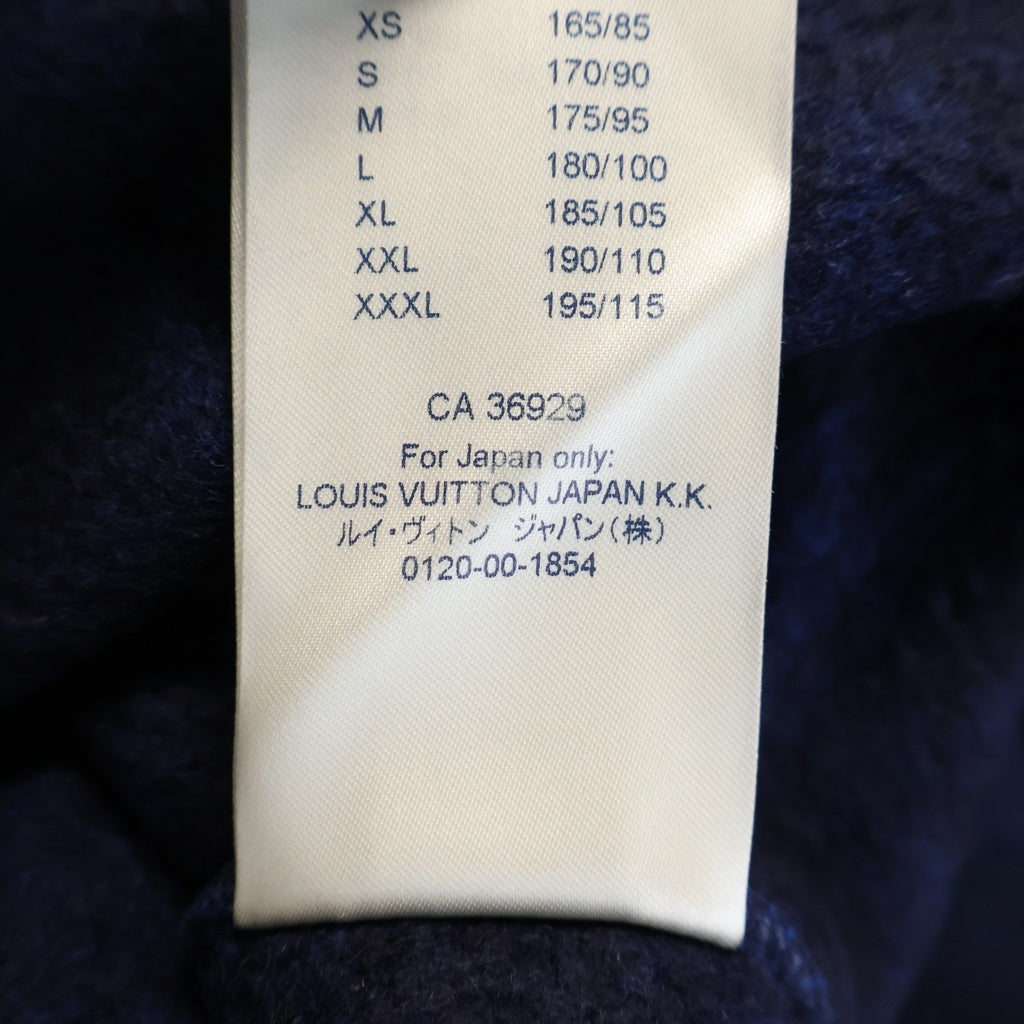 LOUIS VUITTON(ルイヴィトン) 19AW Monogram Jacquard CREW NECK モノグラムジャガードクルーネックスウェットトレーナー ブルー RM192M NPH HHY14W