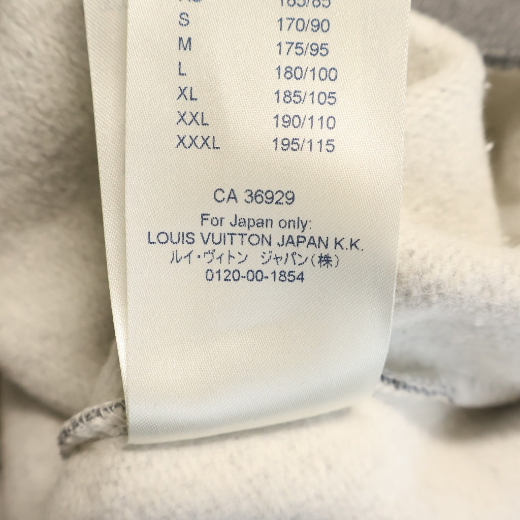 LOUIS VUITTON(ルイヴィトン) 20AW スクエアードロゴプリント クルーネックスウェットトレイナー グレー RM202M UYR HJY13W