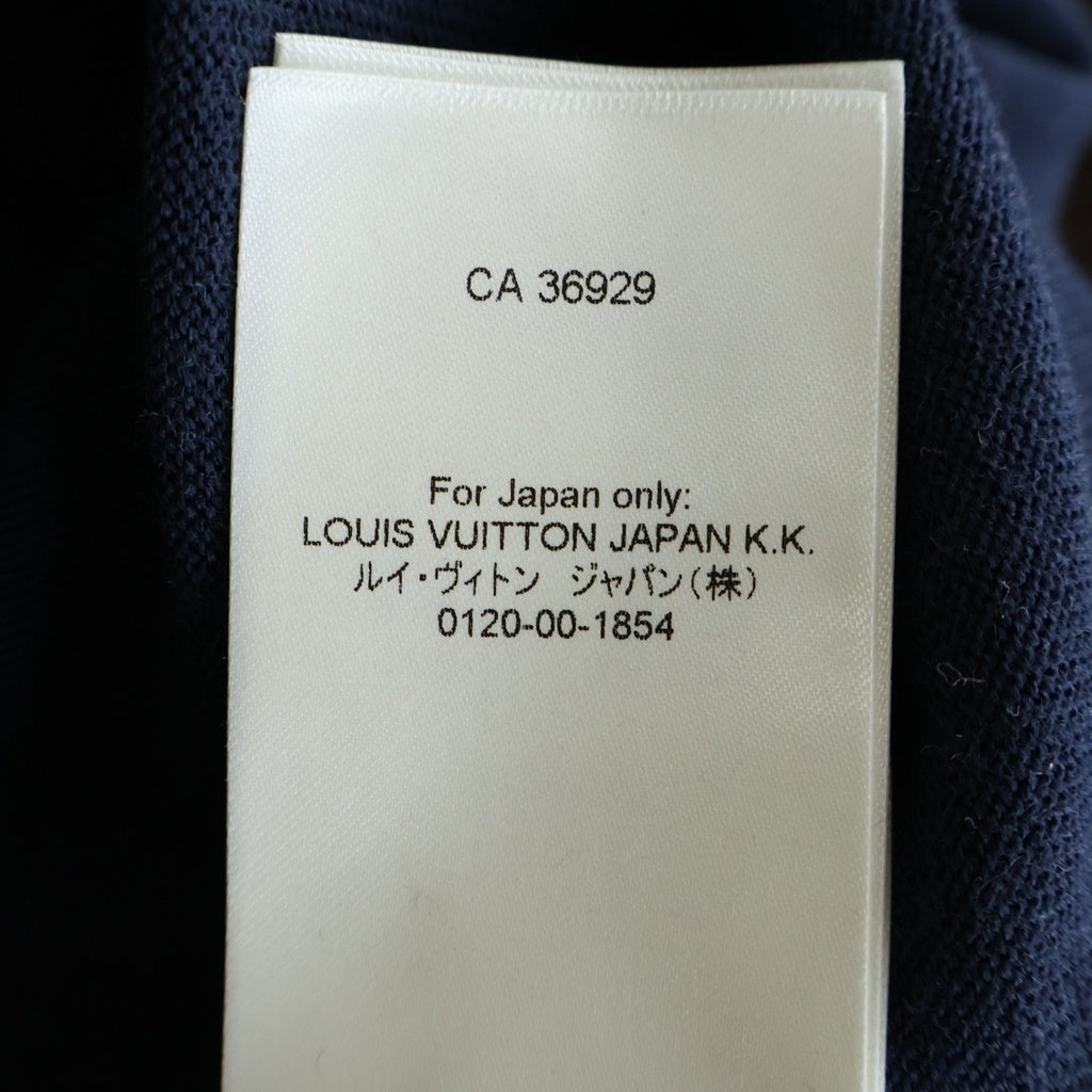 LOUIS VUITTON(ルイヴィトン) 22SS ×NIGO インタルシアハート ロゴ ウール ハイネック ニット セーター ネイビー RM221M ZLL HMN05W