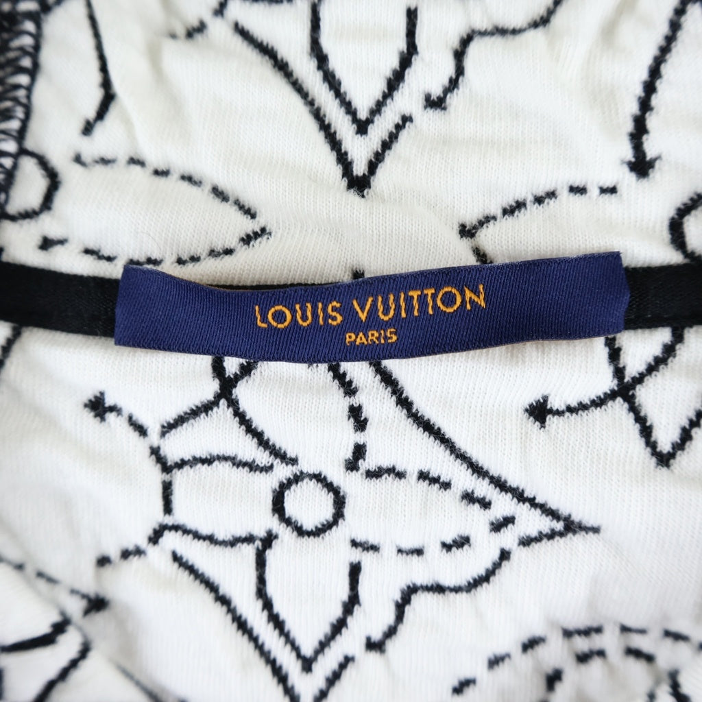 LOUIS VUITTON(ルイヴィトン) NBA モノグラム ストゥラティージ フラワー キルテッド ジップアップパーカー ブラック RM212M DM0 HLY12W