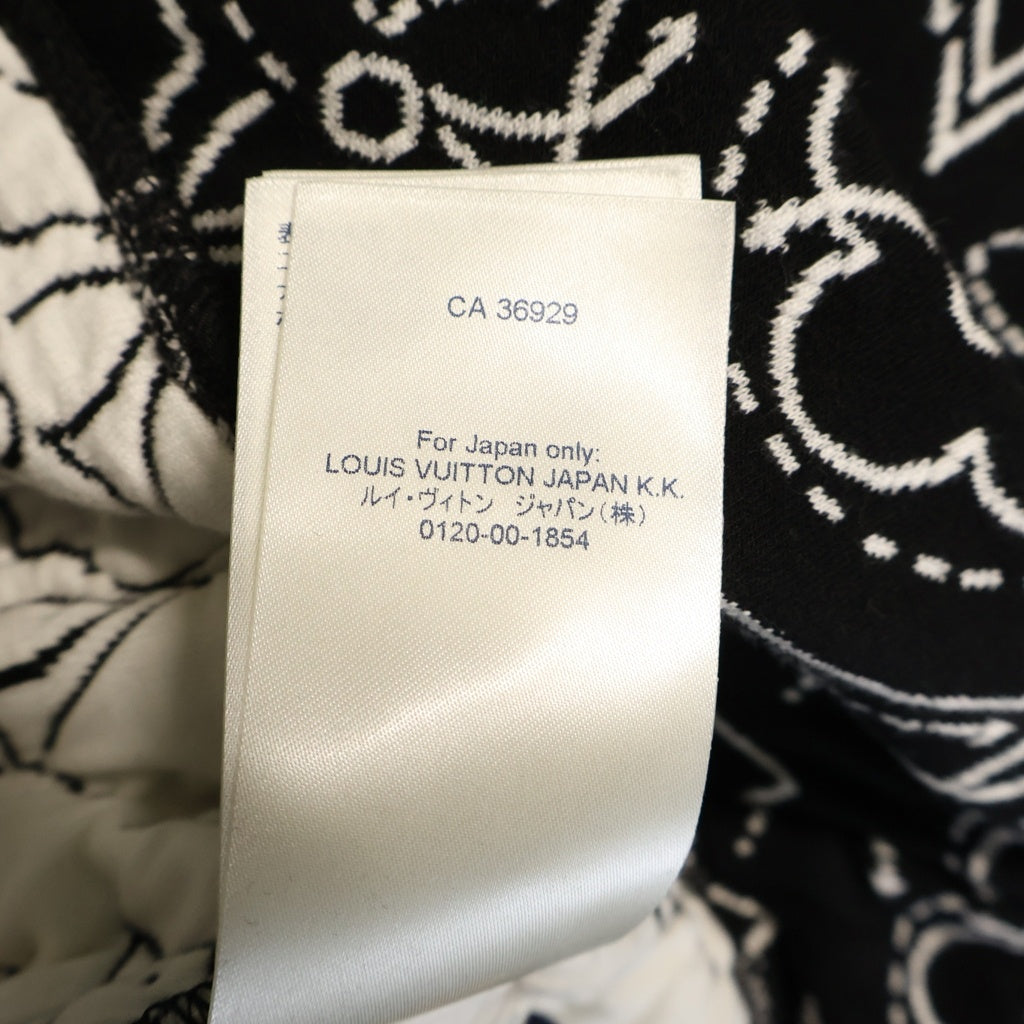LOUIS VUITTON(ルイヴィトン) NBA モノグラム ストゥラティージ フラワー キルテッド ジップアップパーカー ブラック RM212M DM0 HLY12W
