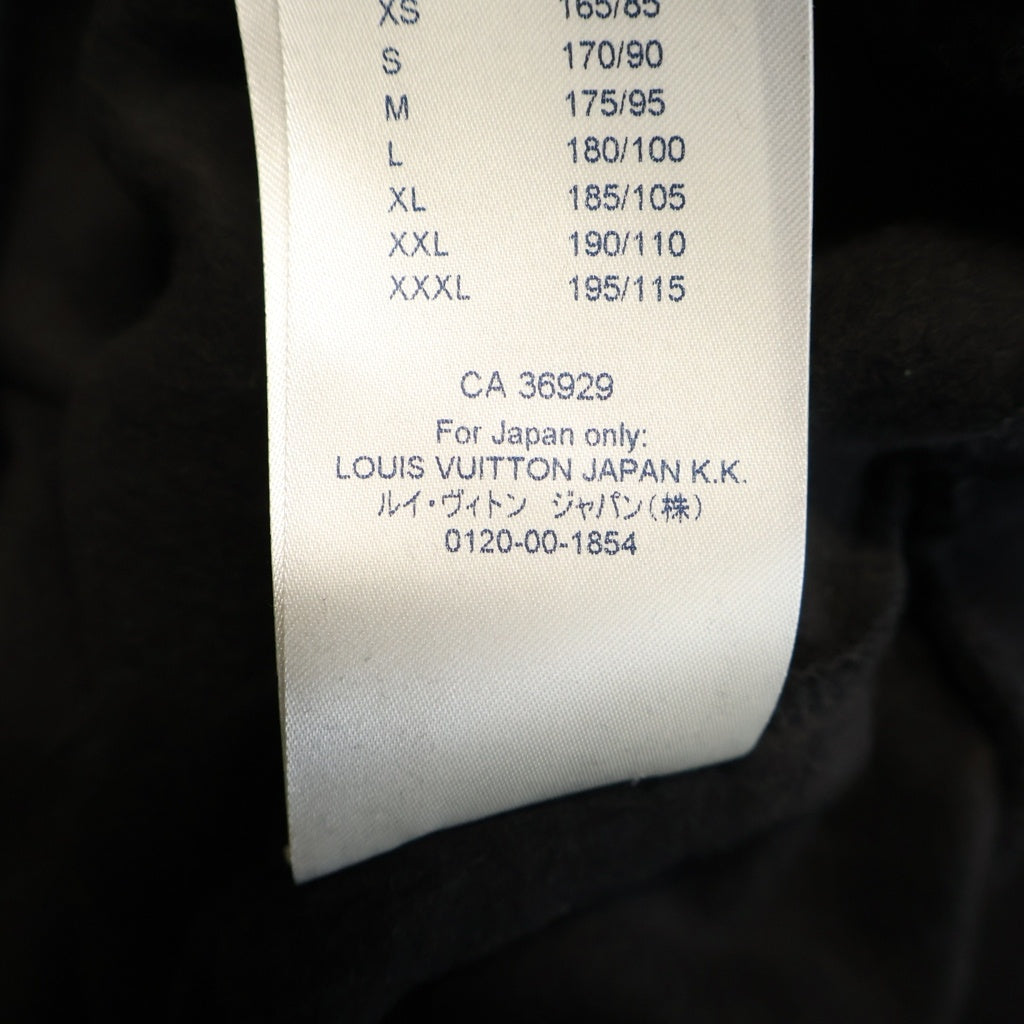 LOUIS VUITTON(ルイヴィトン) 20AW LV Stitch Sweatshirts LVステッチスウェットシャツ クルーネック長袖トレーナー ブラック RM202 FMC HJY21W