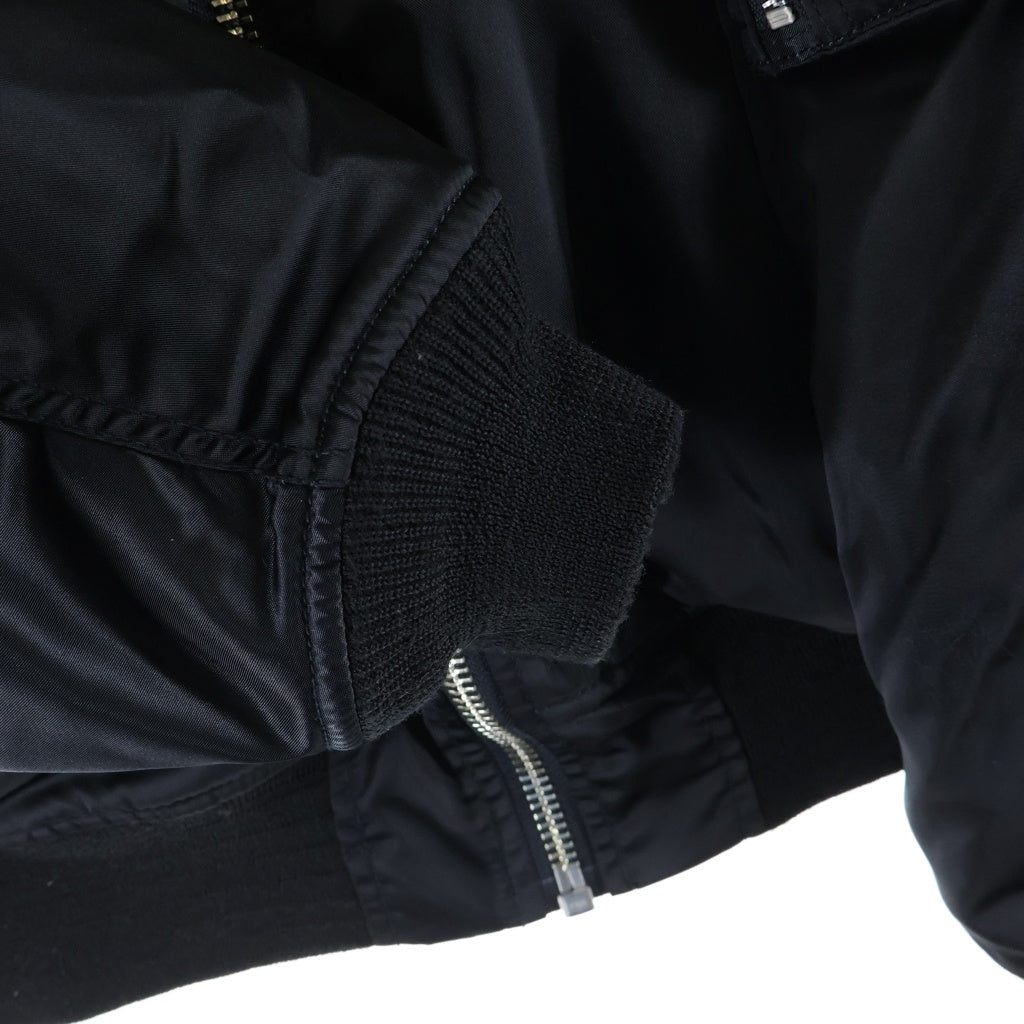 PORTER(ポーター) × CMPD 150着限定 MA-1 フライト ジップアップ ジャケット ブラック CMPD-001