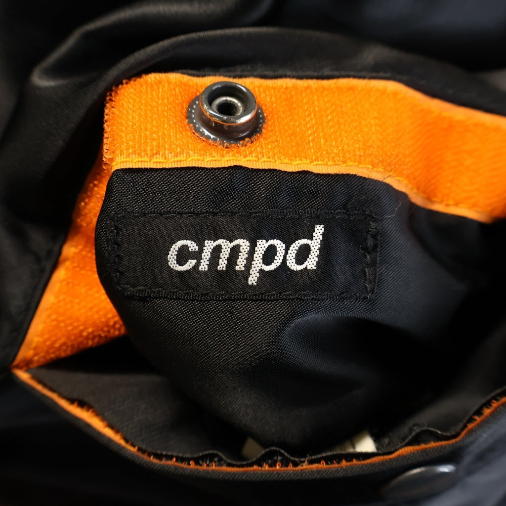 PORTER(ポーター) × CMPD 150着限定 MA-1 フライト ジップアップ ジャケット ブラック CMPD-001
