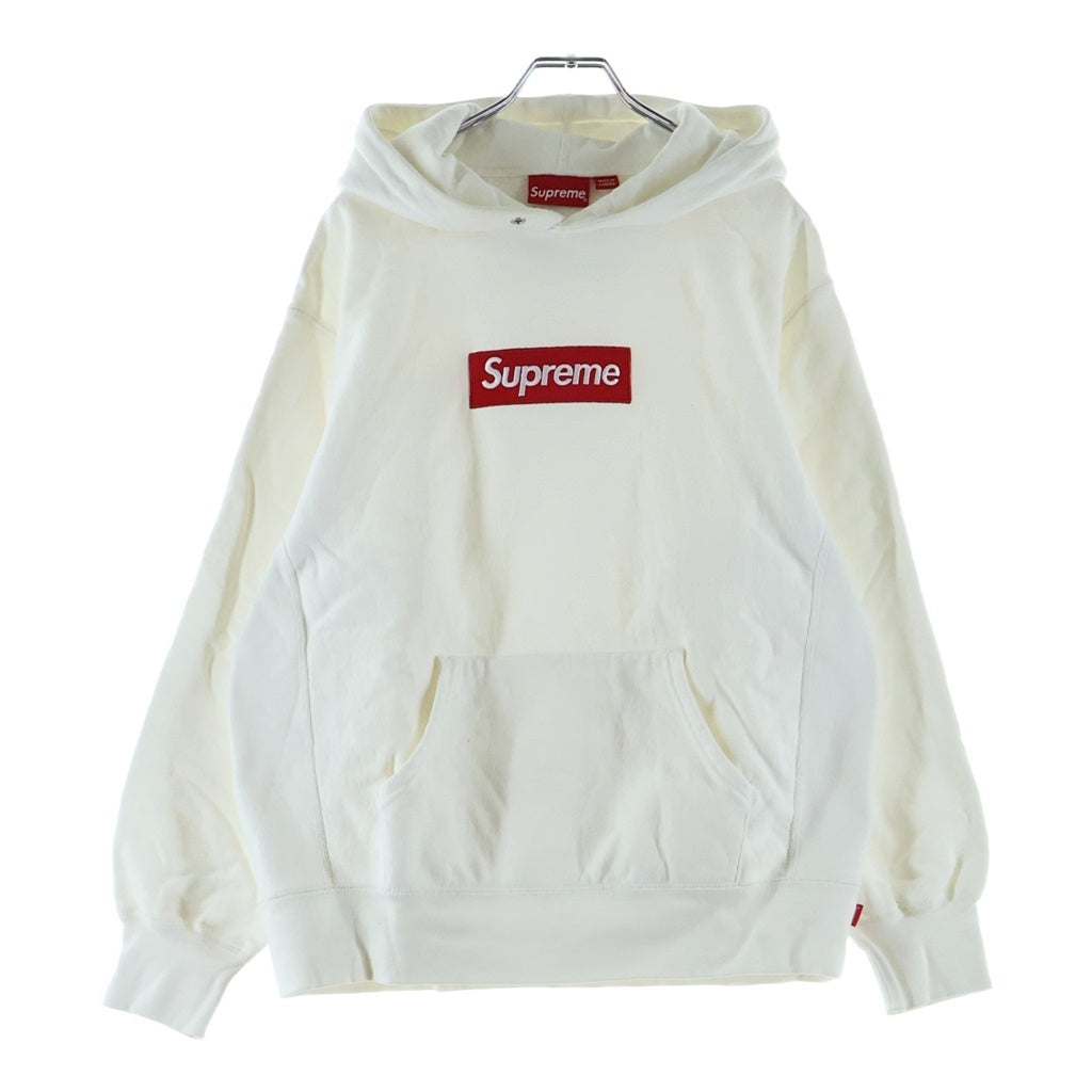 SUPREME(シュプリーム) 21AW Box Logo Hooded Sweatshirt ボックスロゴ フーディー プルオーバーパーカー アイボリー