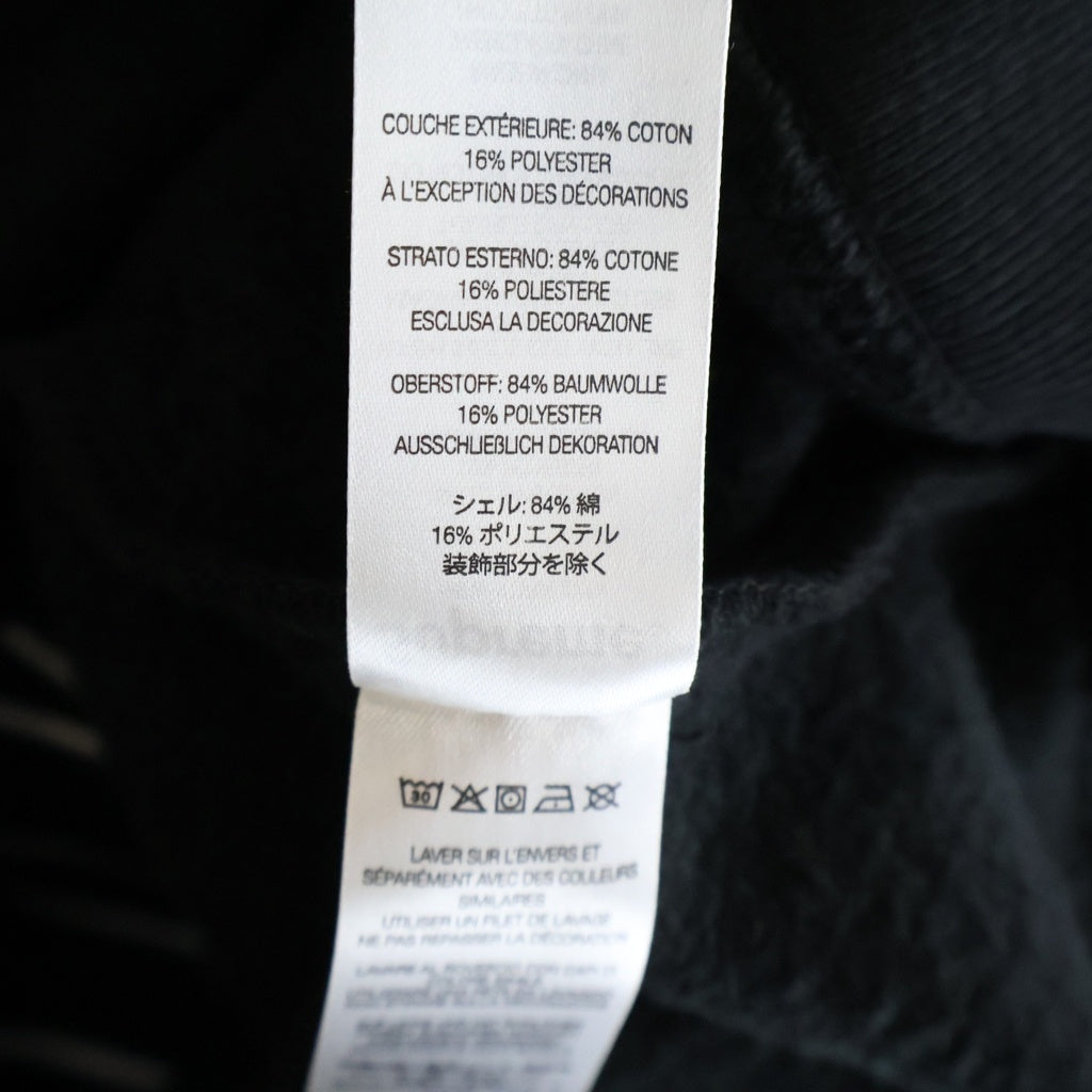 SUPREME(シュプリーム) 22AW Satin Applique Hooded Sweatshirt サテンアップリケ フーディー プルオーバーパーカー ブラック
