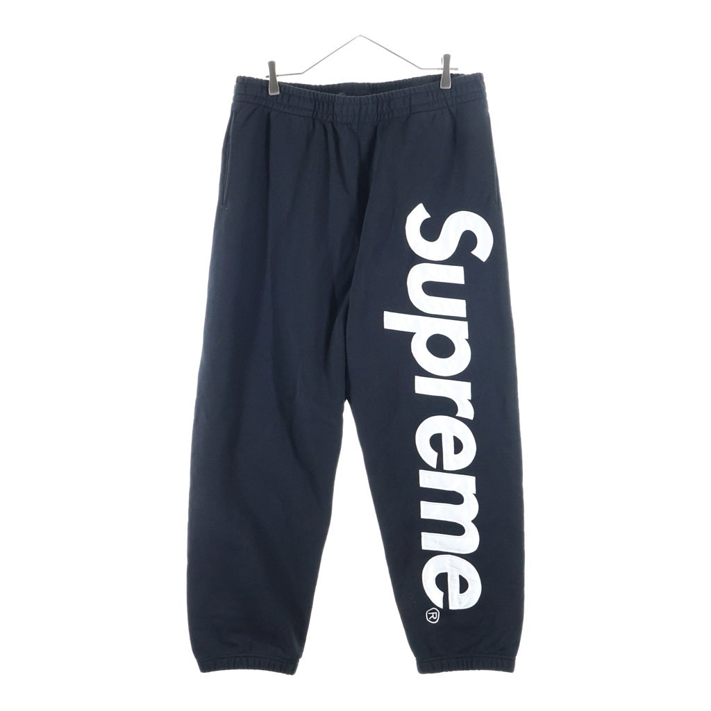SUPREME(シュプリーム) 22AW Satin Applique Sweatpant サテン アップリケ スウェットパンツ ブラック