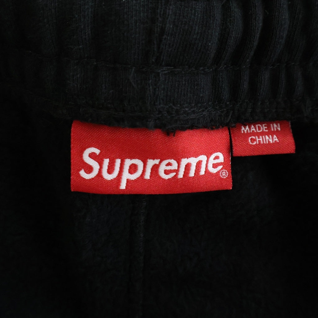 SUPREME(シュプリーム) 22AW Satin Applique Sweatpant サテン アップリケ スウェットパンツ ブラック