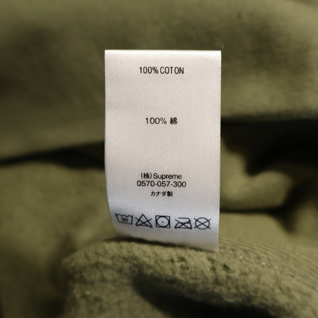 SUPREME(シュプリーム) 20AW Cross Box Logo Hooded Sweatshirt クロスボックスロゴ フーディー プルオーバーパーカー ライト オリーブ