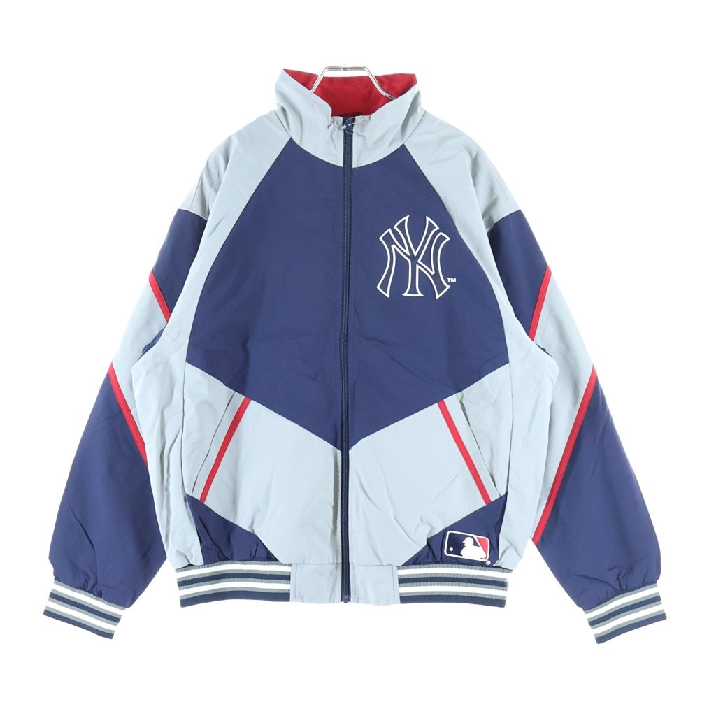 SUPREME(シュプリーム) 21AW New York Yankees Track Jacket ニューヨークヤンキース トラックジャケット グレー/ネイビー