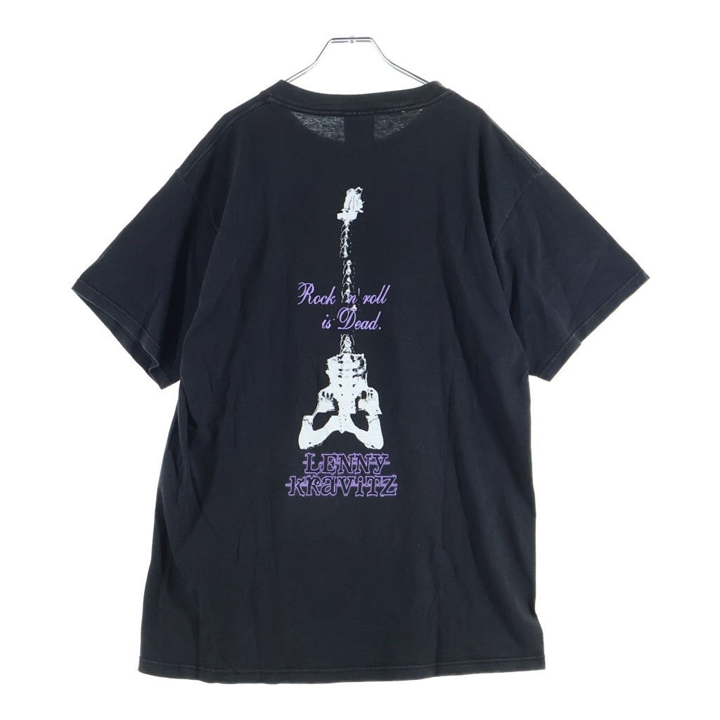 VINTAGE(ヴィンテージ) 90S LENNY KRAVITZ CIRCUS レイニークラヴィッツ サーカス フォトプリント 半袖Tシャツ カットソー ブラック