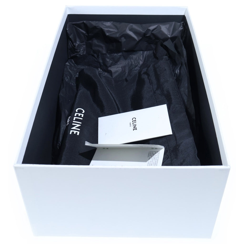 CELINE(セリーヌ) Bateau Dark Havana バトー ダークハバナ レースアップ スエードレザーローファー レディース ブラウン 363585122C