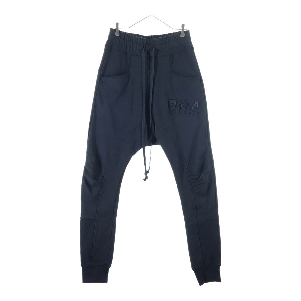 cvtvlist(カタリスト) 3D LOGO USUAL PANTS ロゴ刺繍 サルエルパンツ スウェットパンツ ブラック 230112RF03