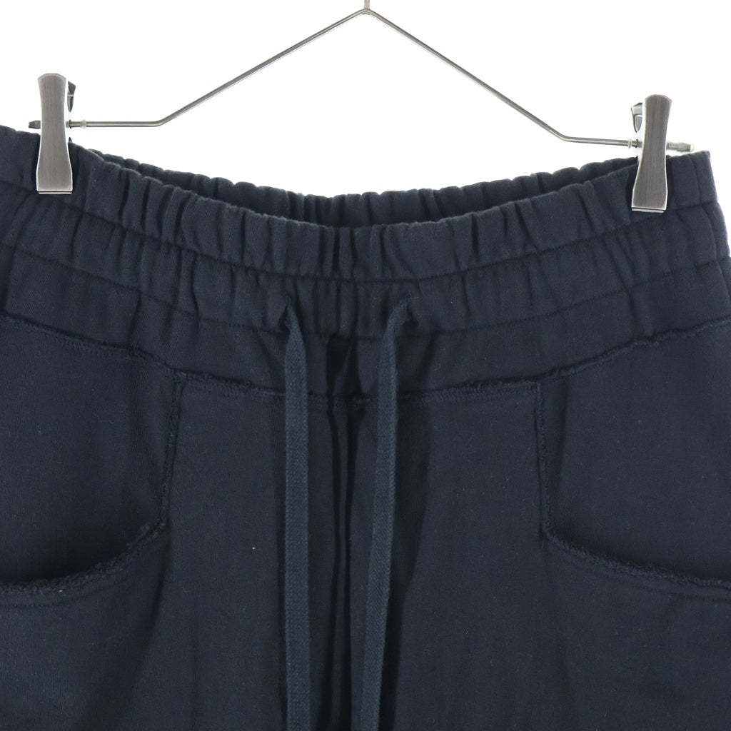 cvtvlist(カタリスト) 3D LOGO USUAL PANTS ロゴ刺繍 サルエルパンツ スウェットパンツ ブラック 230112RF03