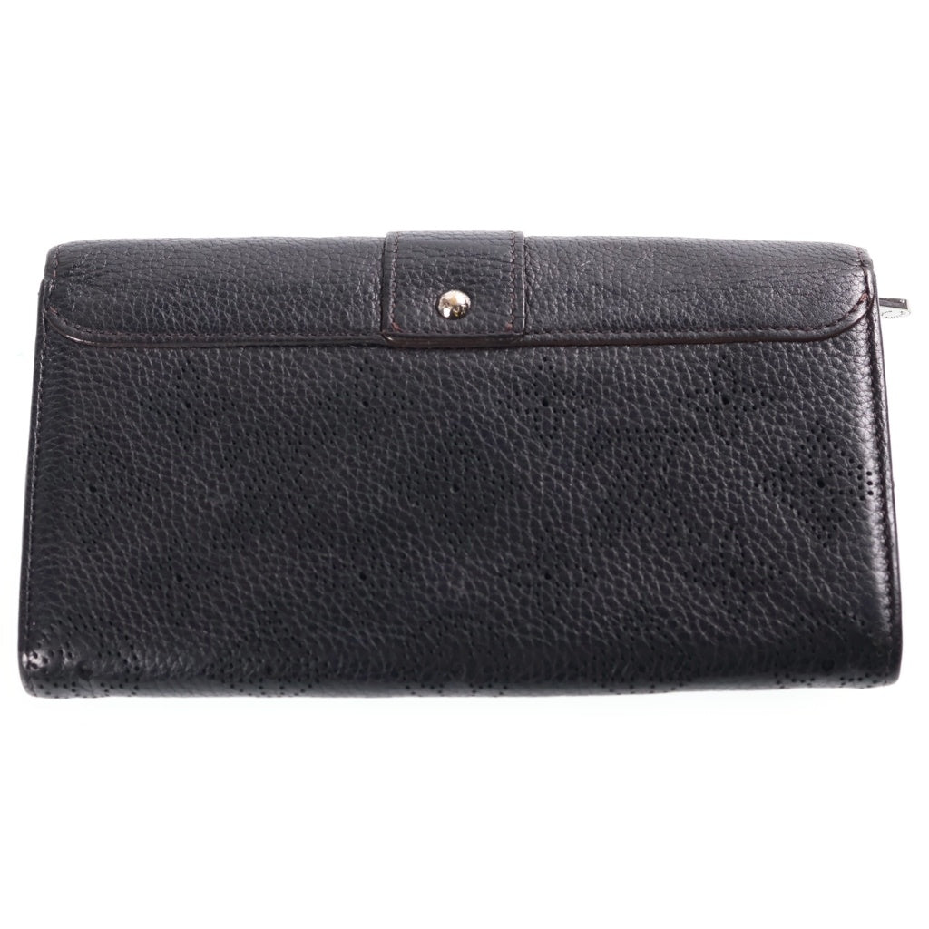 LOUIS VUITTON(ルイヴィトン) マヒナ ポルトフォイユ イリス ロング ウォレット 長財布 ブラック M58163