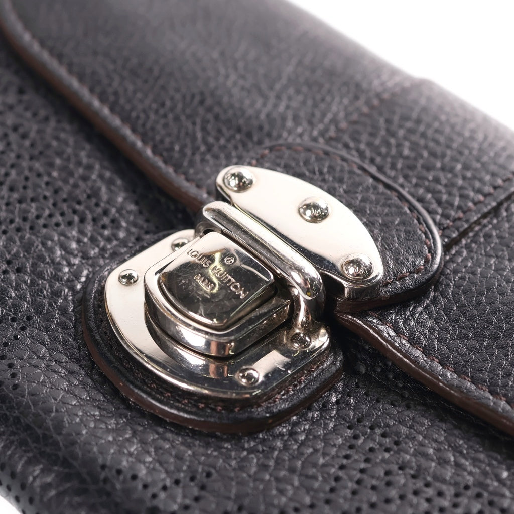 LOUIS VUITTON(ルイヴィトン) マヒナ ポルトフォイユ イリス ロング ウォレット 長財布 ブラック M58163