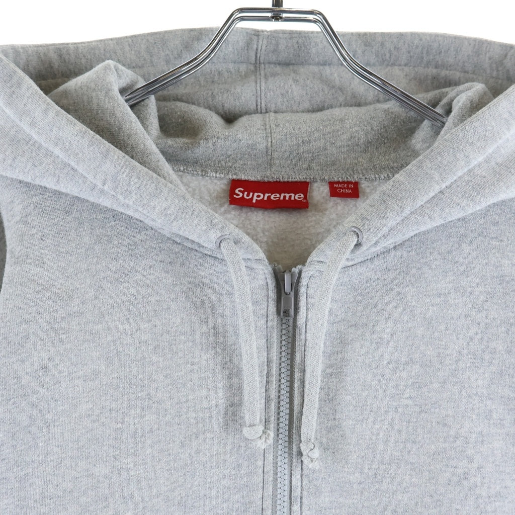 SUPREME(シュプリーム) 22AW Half Zip Hooded Sweatshirt ハーフジップ プルオーバー スウェットパーカー フーディー グレー