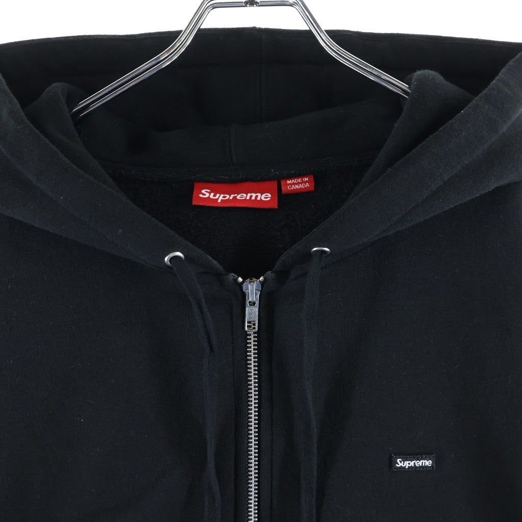 SUPREME(シュプリーム) 24AW Small Box Zip Up Hooded Sweatshirt スモールボックスロゴ スウェット ジップアップパーカー ブラック