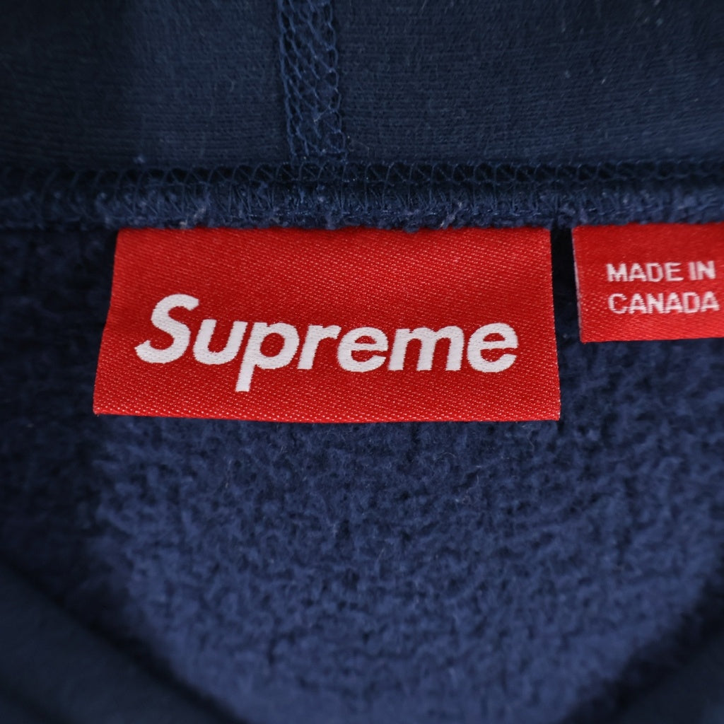 SUPREME(シュプリーム) 25AW Swarovski Motion Logo Hooded Sweatshirt スワロフスキー モーションロゴ スウェット プルオーバーパーカー ネイビー