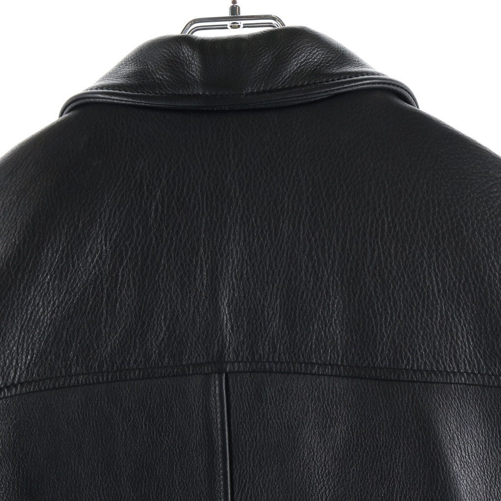SUPREME(シュプリーム) 25AW x Schott Leather Clip Jacket ショット レザー クリップ ジャケット ブラック