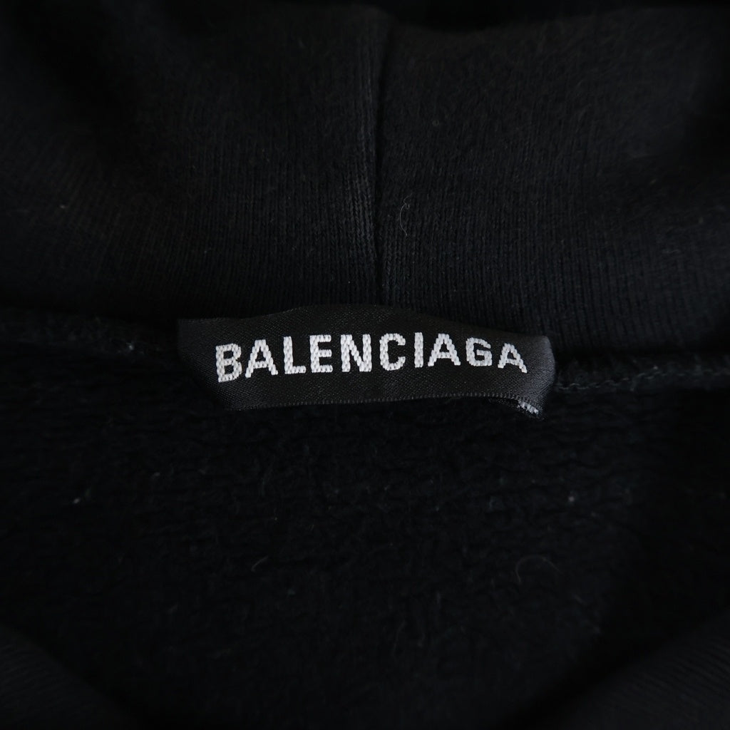 BALENCIAGA(バレンシアガ) 20AW WFP 裏起毛スウェットプルオーバーパーカー フーディー ブラック 600583 THV83