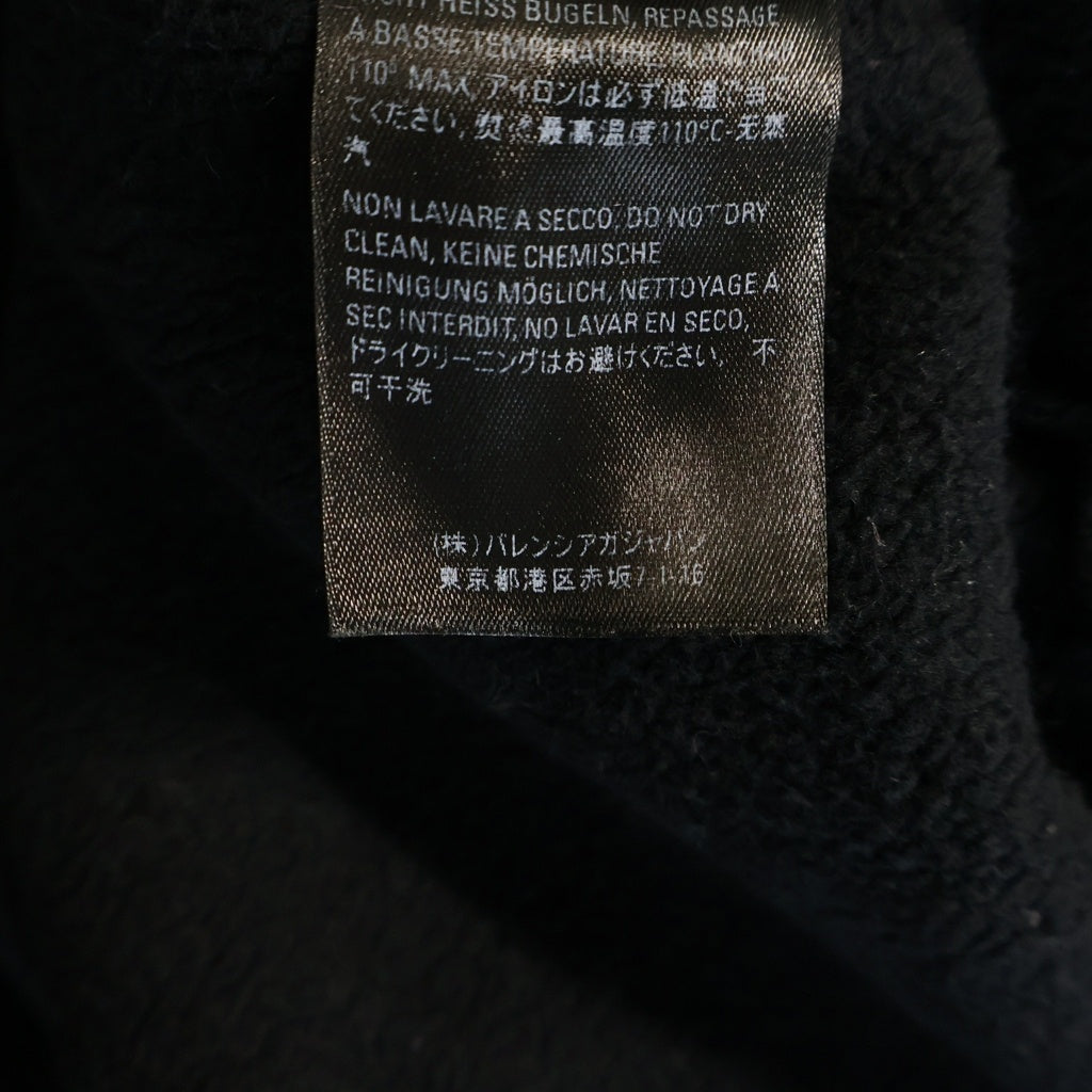 BALENCIAGA(バレンシアガ) 20AW WFP 裏起毛スウェットプルオーバーパーカー フーディー ブラック 600583 THV83