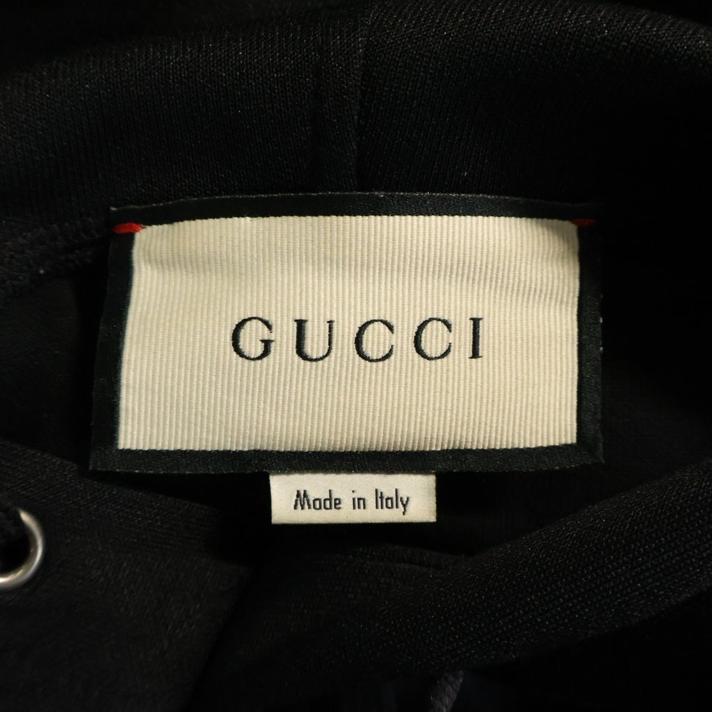 GUCCI(グッチ) テクニカルジャージー アームチェンジ スウェットパーカー ブラック 475354 X5U11