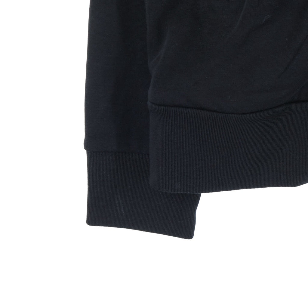 MONCLER(モンクレール) FELPA APERTA COIN ZIP ワッペン ロゴ ジップアップ フーディーパーカー ブラック K20918G00072