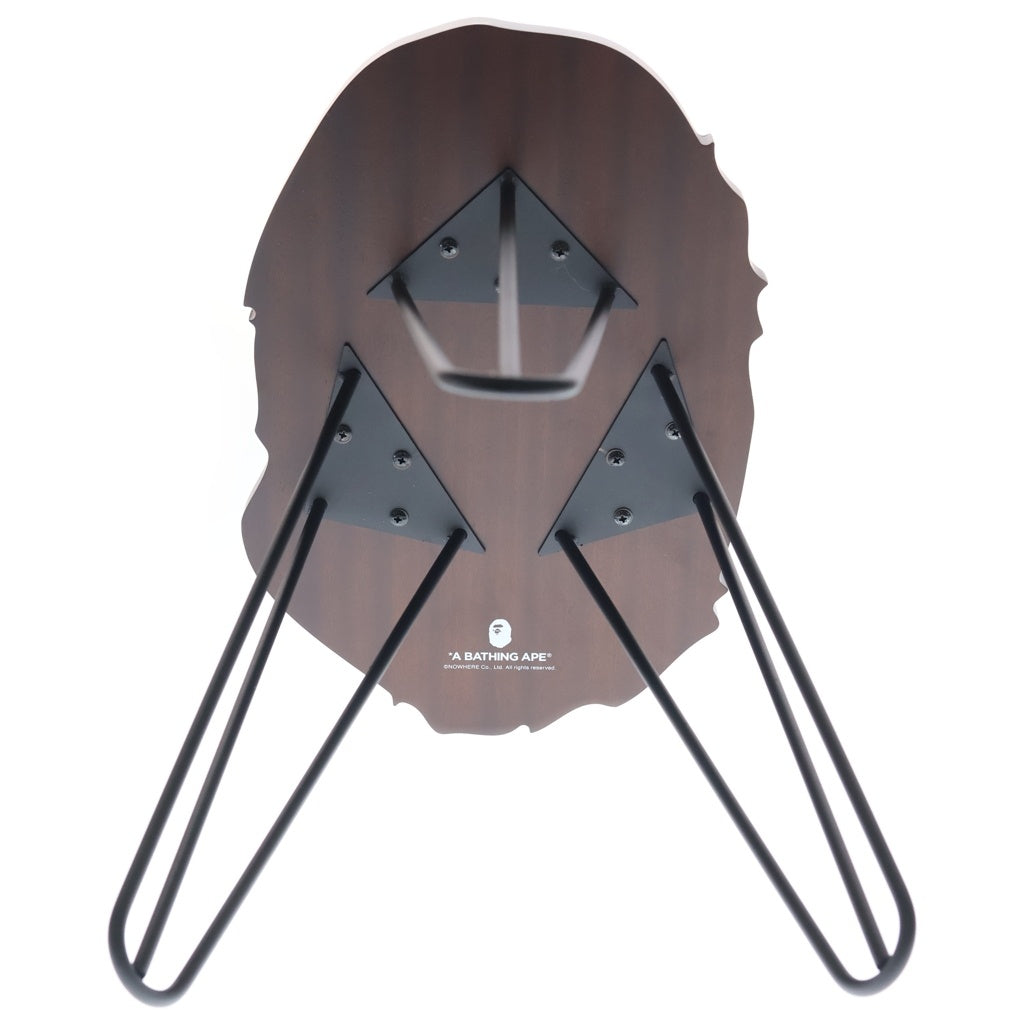 A BATHING APE(アベイシングエイプ) APE HEAD SIDE TABLE エイプヘッド サイドテーブル 机 ブラウン