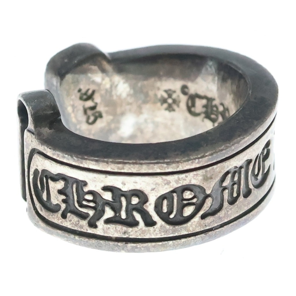 CHROME HEARTS(クロムハーツ) LG SCROLL LABEL ラージスクロールラベル リング シルバーBCA383