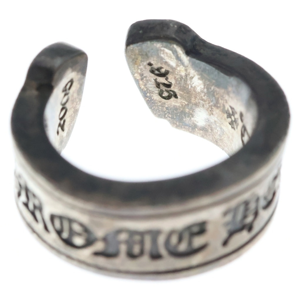 CHROME HEARTS(クロムハーツ) LG SCROLL LABEL ラージスクロールラベル リング シルバーBCA383