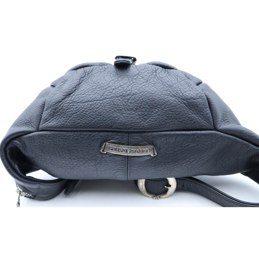 CHROME HEARTS(クロムハーツ) #1 SNAT PACK スナットパック ダガージップ ガンスリンガーベルト レザーウエストバッグ ブラック