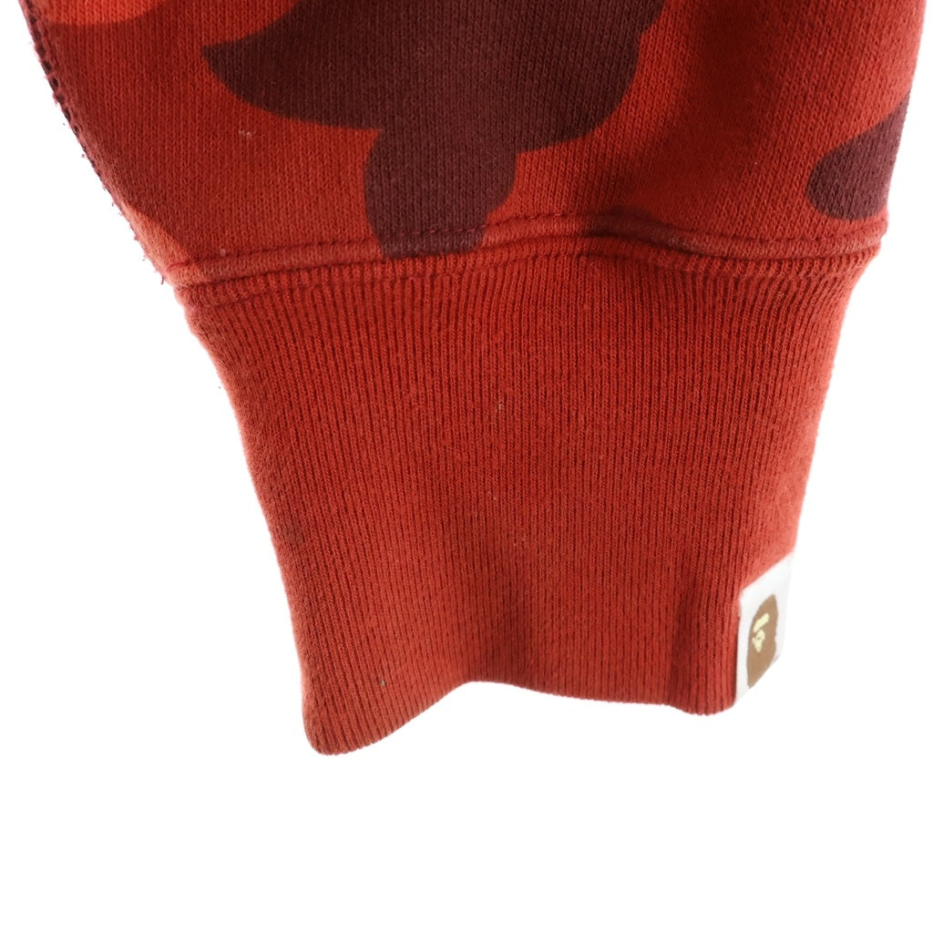 A BATHING APE(アベイシングエイプ) COLOR CAMO TIGER FULL HOODIE カラーカモ タイガーフルジップパーカー ジップアップフーディー レッド 001ZPG301006X