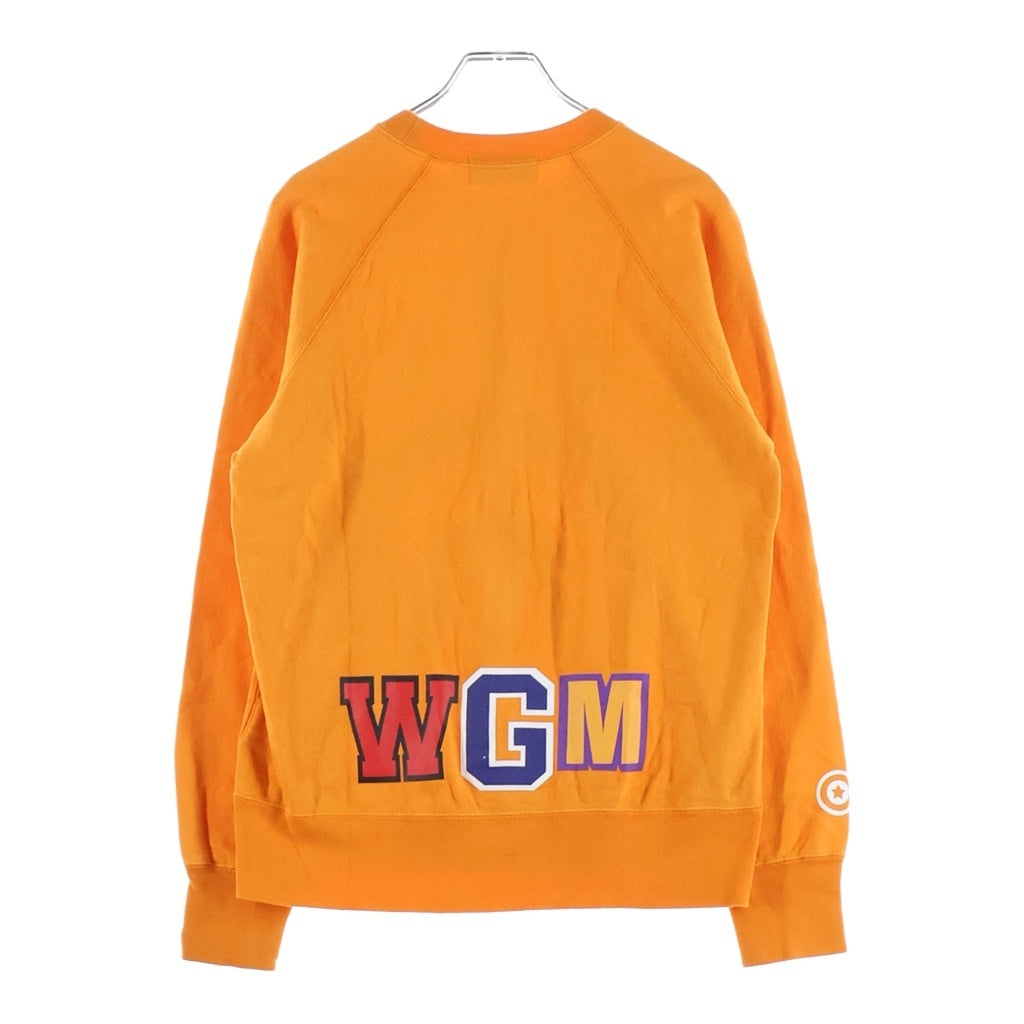 A BATHING APE(アベイシングエイプ) SHARK ZIP CREWNECK シャーク フロントジップ クルーネックスウェット スウェット トレーナー オレンジ 001SWD801003X