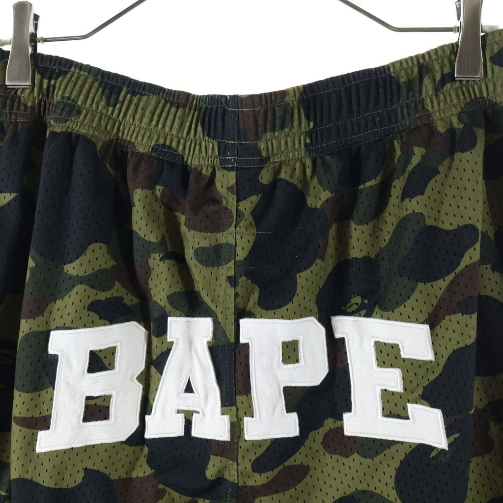A BATHING APE(アベイシングエイプ) ×Champion 1st CAMO MESH SHORTS チャンピオン 1stカモ メッシュショーツ グリーン