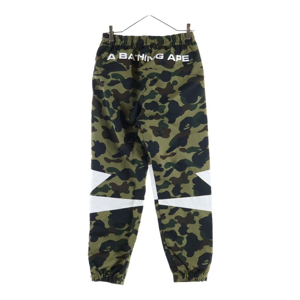 A BATHING APE(アベイシングエイプ) 1st CAMO BAPESTA TRACK PANTS 1stカモ ベイプスタ トラックパンツ グリーン 001PTF701004X