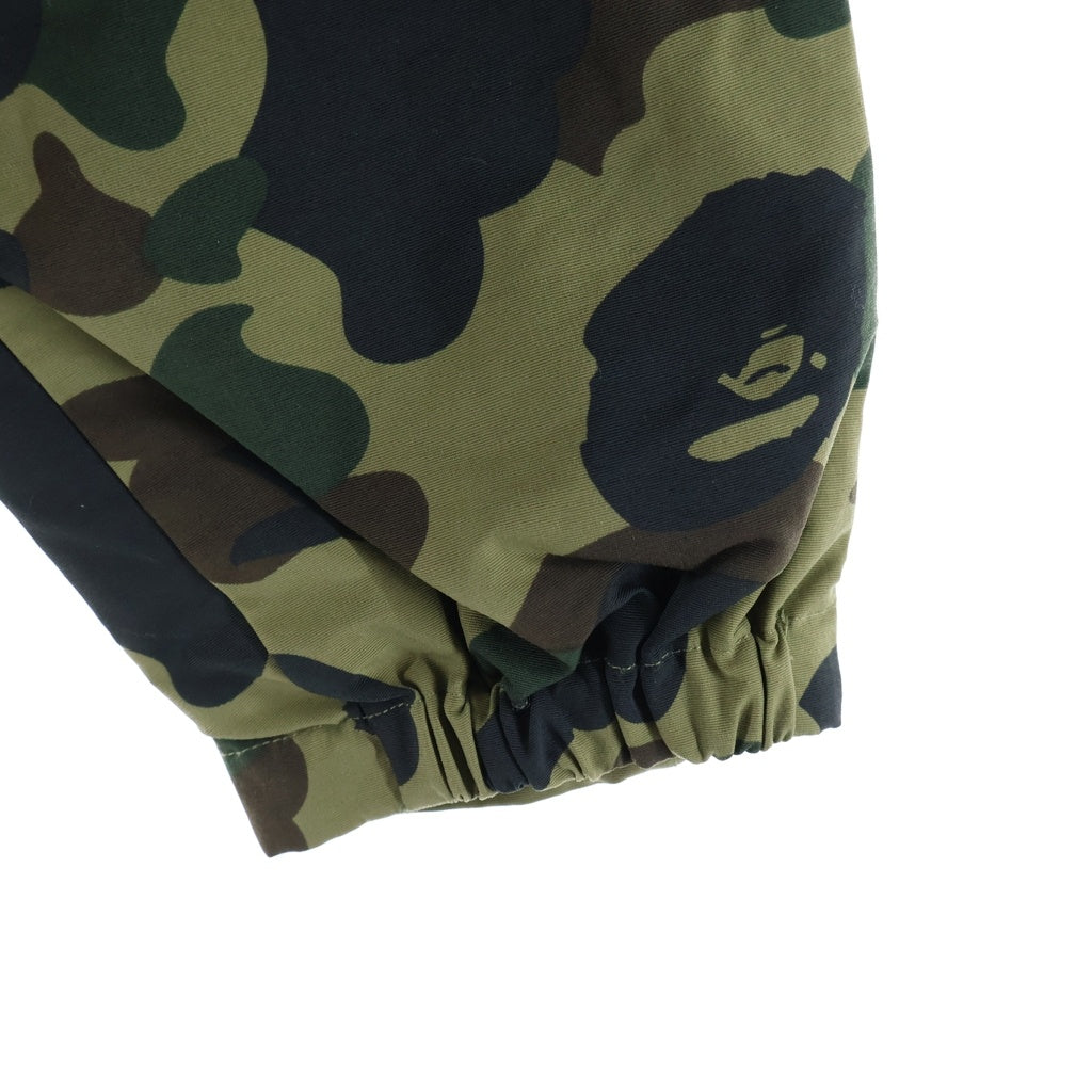 A BATHING APE(アベイシングエイプ) 1st CAMO BAPESTA TRACK PANTS 1stカモ ベイプスタ トラックパンツ グリーン 001PTF701004X