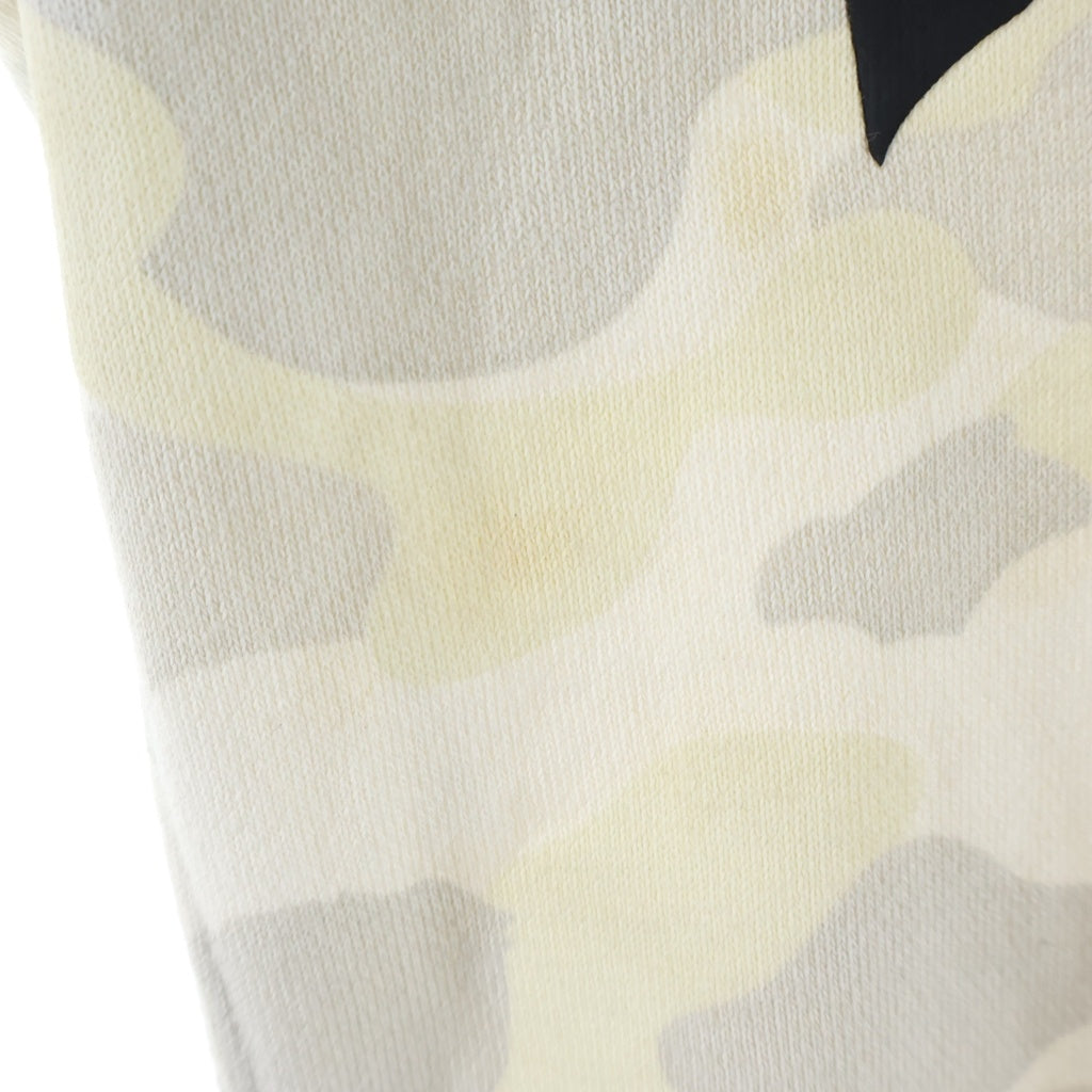 A BATHING APE(アベイシングエイプ) CITY CAMO SHARK SWEAT PANTS シティカモ シャーク スウェットパンツ ホワイト 001PTF701008X