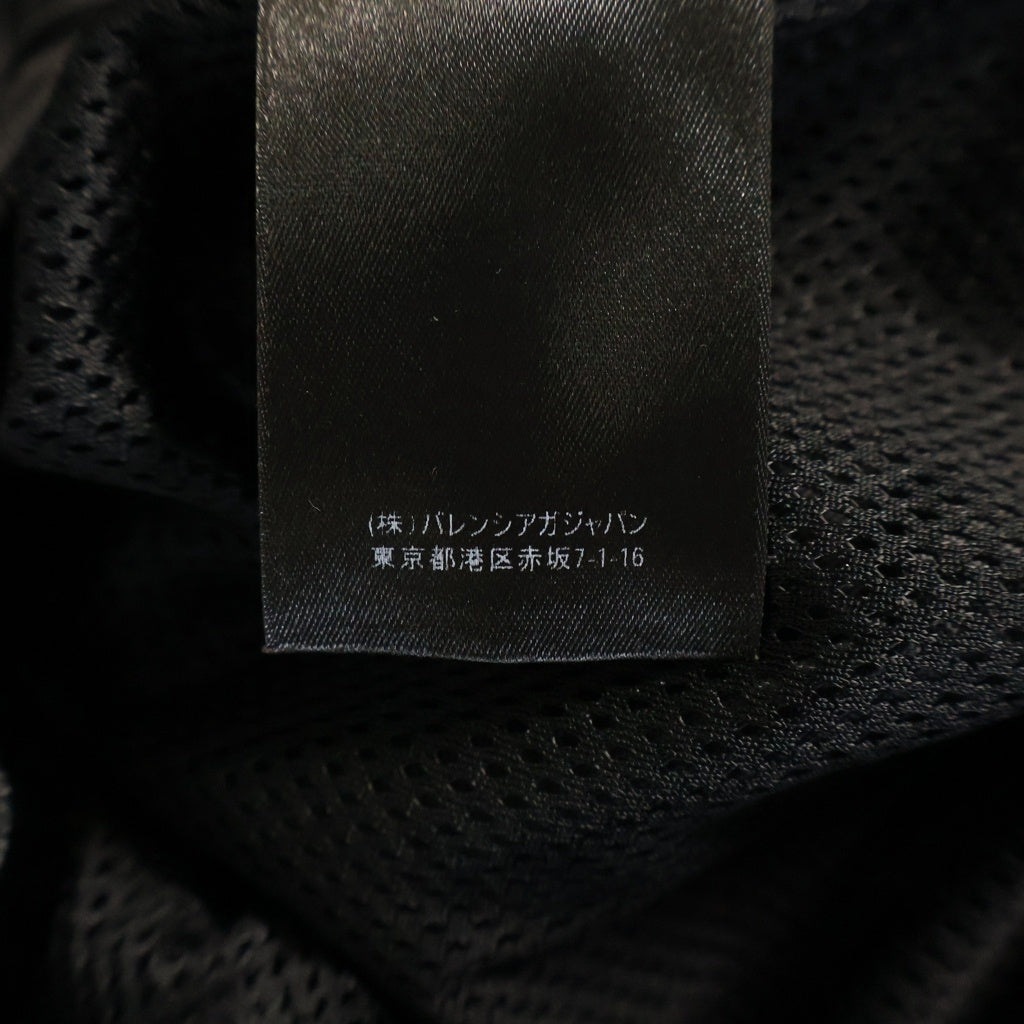 BALENCIAGA(バレンシアガ) 19SS NYLON LOGO DENIM JACKET ナイロンロゴ デニムジャケット ブラック 529213 TBQ03