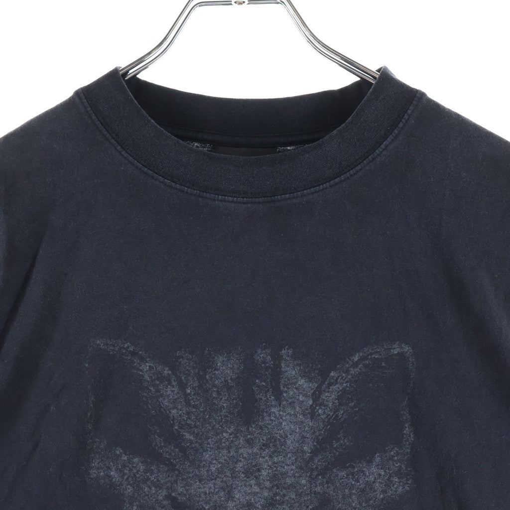 BALENCIAGA(バレンシアガ) KITTY CAT T-SHIRT MEDIUM-FIT キティキャット ミディアムフィット アートプリントTシャツ 半袖クルーネックカットソー レディース ブラック 850990 TTVC4